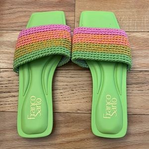 Neon rope summer sandal